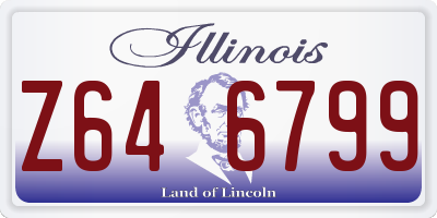 IL license plate Z646799