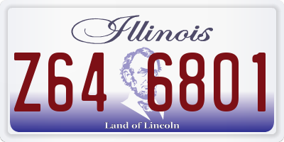 IL license plate Z646801