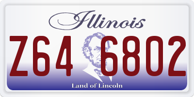 IL license plate Z646802