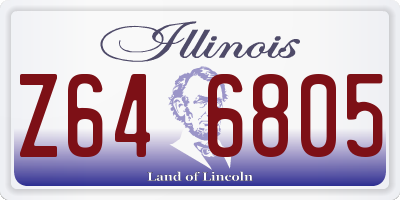 IL license plate Z646805