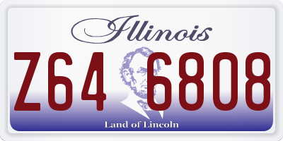 IL license plate Z646808