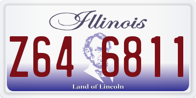 IL license plate Z646811