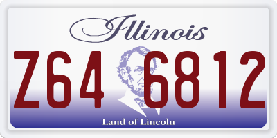 IL license plate Z646812