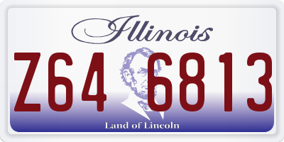 IL license plate Z646813