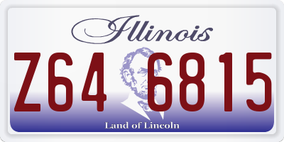 IL license plate Z646815