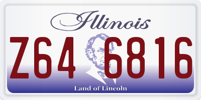 IL license plate Z646816