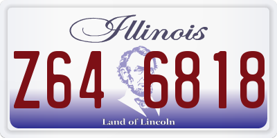 IL license plate Z646818