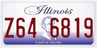 IL license plate Z646819