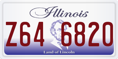 IL license plate Z646820