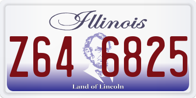IL license plate Z646825