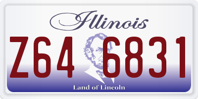 IL license plate Z646831