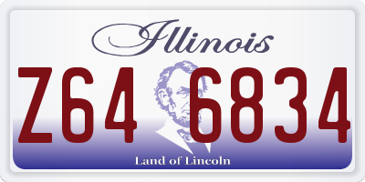 IL license plate Z646834