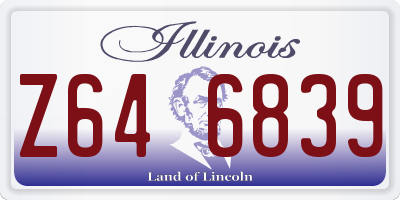 IL license plate Z646839
