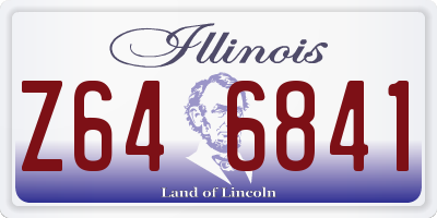 IL license plate Z646841