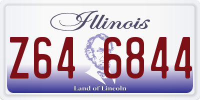 IL license plate Z646844
