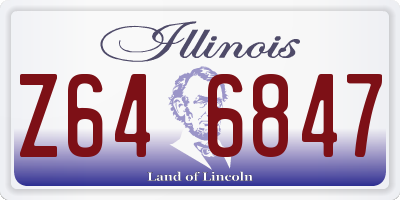 IL license plate Z646847