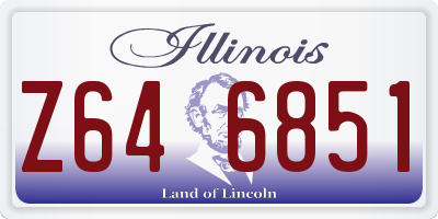 IL license plate Z646851