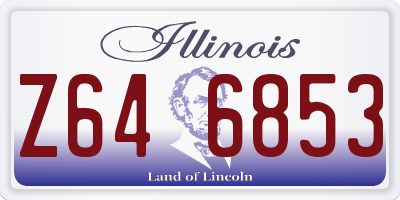 IL license plate Z646853
