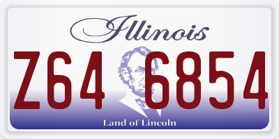 IL license plate Z646854