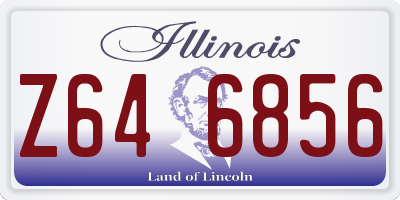 IL license plate Z646856
