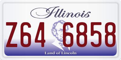 IL license plate Z646858