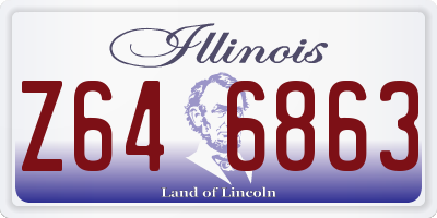 IL license plate Z646863