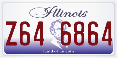 IL license plate Z646864
