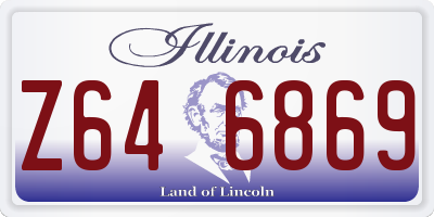 IL license plate Z646869