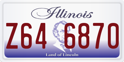IL license plate Z646870