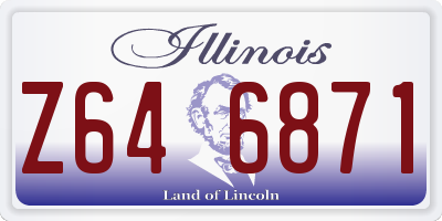 IL license plate Z646871