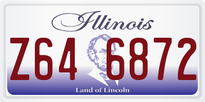 IL license plate Z646872