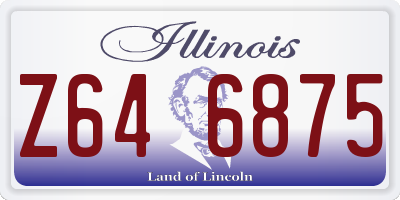 IL license plate Z646875