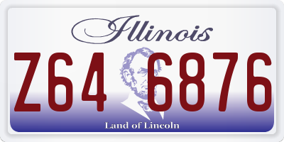 IL license plate Z646876