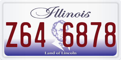 IL license plate Z646878