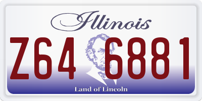 IL license plate Z646881
