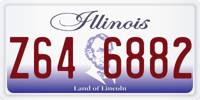 IL license plate Z646882