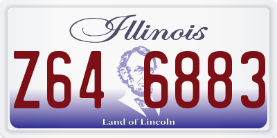 IL license plate Z646883
