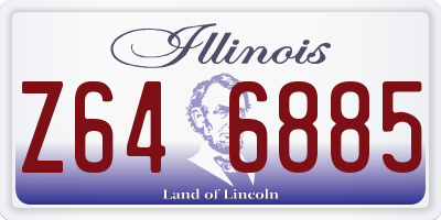 IL license plate Z646885