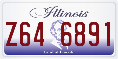IL license plate Z646891