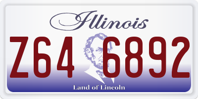 IL license plate Z646892