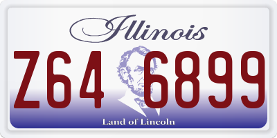IL license plate Z646899