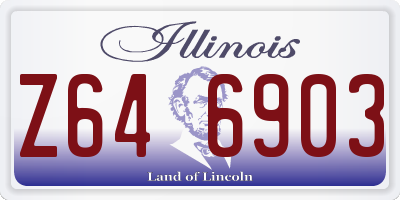 IL license plate Z646903