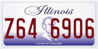 IL license plate Z646906