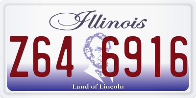 IL license plate Z646916