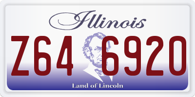 IL license plate Z646920