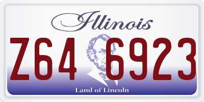 IL license plate Z646923