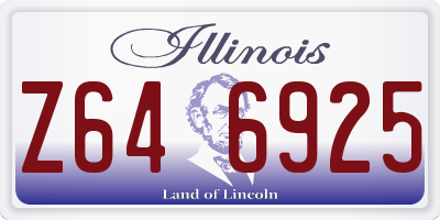 IL license plate Z646925