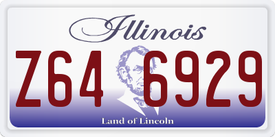 IL license plate Z646929