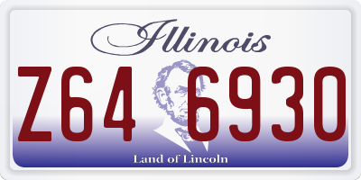 IL license plate Z646930