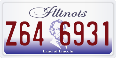 IL license plate Z646931